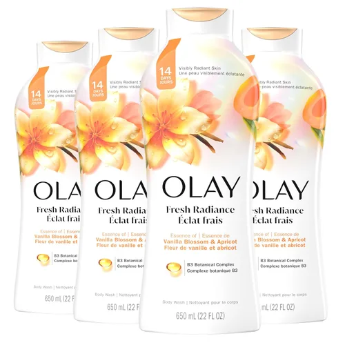 Vista 14 de Olay Gel de baño para mujer, Fresh Radiance, frescura amante de la piel 24/7, visiblemente radiante, limpiadores a base de plantas, vitamina B3