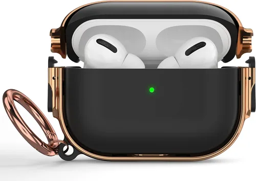 Vista 81 de Maxjoy Funda para AirPods 3 con cerradura, funda protectora rígida de 3ª generación para AirPod de 3ª generación para mujeres y hombres con llavero