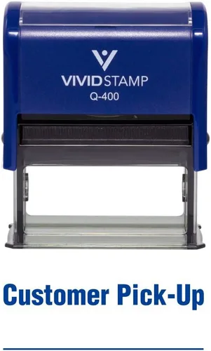 Vista 14 de Sello de goma autoentintado para recolección de clientes (tinta negra) - Mediano (paquete de 2)