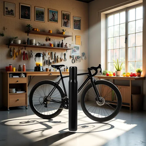Vista 2 de Negro bicicleta asiento poste acero 1.000 in para tubo niños bicicleta silla piezas niños Ciclismo B bicicleta manillar 25.4 pulgadas