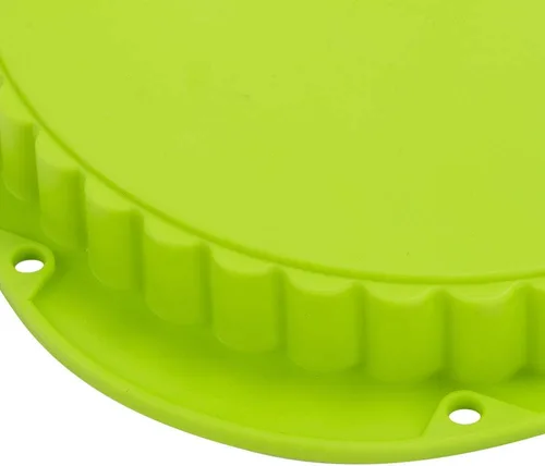 Vista 5 de Webake Tarta de silicona para tartas/sartén para flan de 9.5 pulgadas, molde antiadherente para pastel de pizza