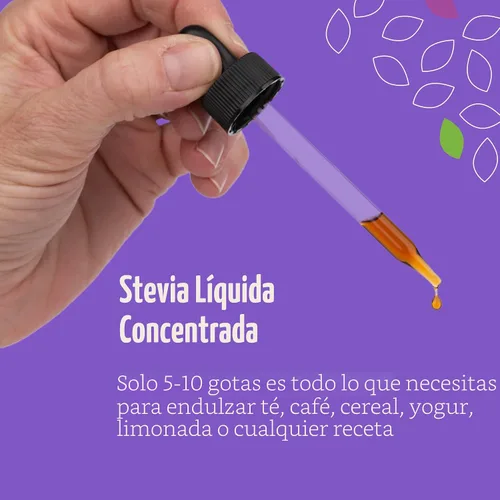 Vista 6 de Nustevia libre de alcohol stevia botella de vidrio líquido NuNaturals de 2 onzas, No Model, Paquete de 10, 1, 1