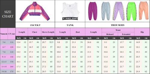 Vista 5 de Conjunto de ropa de baile para niñas, disfraz moderno de equipo de jazz de hip hop, conjuntos de ropa de baile para niñas