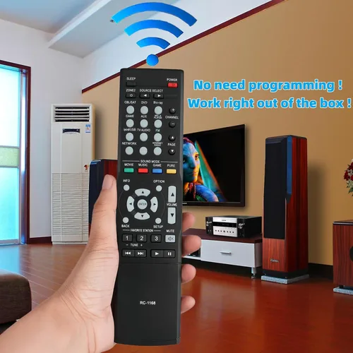 Vista 3 de Nuevo RC-1168 Reemplazo AV Control remoto apto para Denon AVR-S710W AVR-X1100W AVR-S500BT AVR-X510BT AVR-S700W AVR-X2100W AVR-1613 AV A/V Sistema