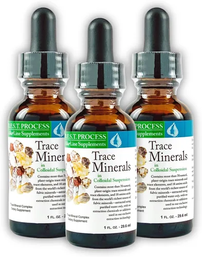 Vista 11 de Morter Trace Minerals (paquete de 2) - Gotas minerales coloidales fúlvicos con más de 70 minerales y 18 aminoácidos - Apoyo inmunológico, digestivo