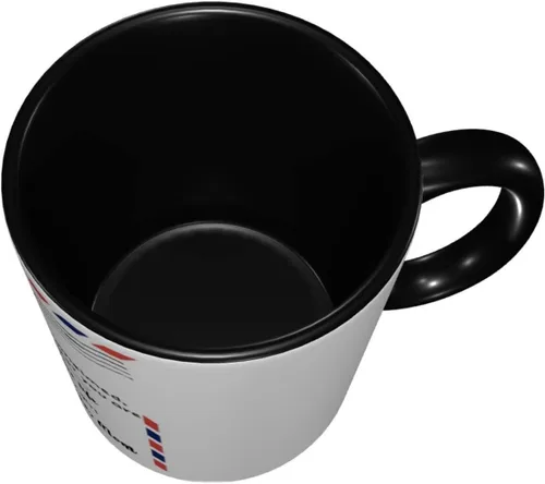 Vista 5 de Taza de café con letra de mamá a hija, tazas de té, tazas de café, tazas de café de cerámica para mujeres, hombres, oficina, hogar, regalo del día