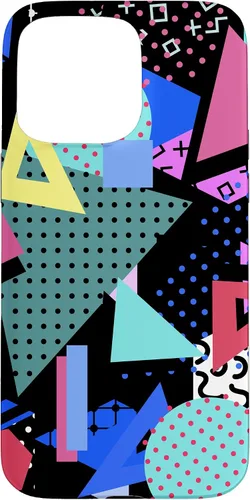 Vista 31 de 80s Geometric Memphis Pattern Vintage 1980s 90s Phone Cover Case for iPhone 17