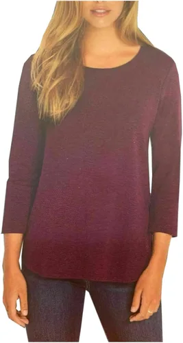 Vista 4 de Kirkland Signature Camiseta de algodón para mujer con manga 34