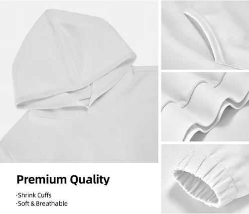 Vista 5 de Divertida sudadera con capucha para niñas y niños, sudadera con capucha suave con bolsillos