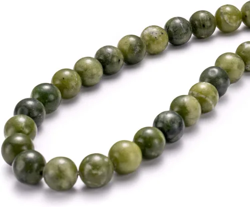 Vista 36 de BEADIA Cuentas redondas de jade africano natural de piedra suelta semipreciosas para hacer joyas 4MM 38cm/hebra