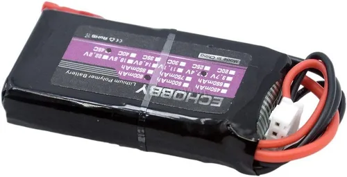 Vista 4 de 7.4V 2S 600mAh 45C LiPo Batería JST Plug para RC Modelo Avión Helicóptero Multirotor FPV Drone RC Quadcopter