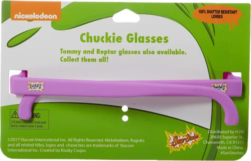 Vista 3 de Gafas de sol Rugrats Chucky Frame Sun-Staches Party Favors UV400, morado