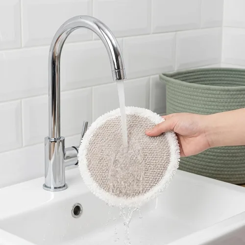 Vista 5 de 2pcs Reusable Steam Mop Pad Replacement Washable High Absorbency Cotton Cloth Cleaning Pads for Floor Steam Cleaner Compatible Models S7001 S8201