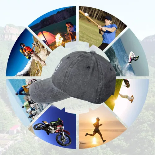 Vista 6 de Gorra de béisbol para padre, ajustable, estilo clásico, para hombre y mujer, Beísbol, talla única