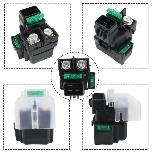 Vista 4 de Motor de arranque con relé e interruptor de encendido para Suzuki Eiger 400 2002-2007 2WD 4WD LT-A400 LT-F400 LT-F400F LT-A400F LT-A400C