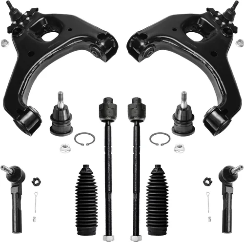 Vista 607 de Detroit Axle - Kit de suspensión frontal de 10 piezas para Dodge Avenger 2008-2014, Chrysler Sebring 2007-2010, 2 brazos de control inferiores, 2