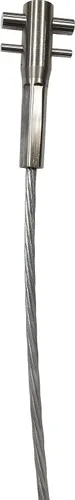 Vista 20 de 3M DBI-SALA Lad-Saf Cable Sistema de Seguridad Vertical 6119020, Acero Inoxidable, 20 FT