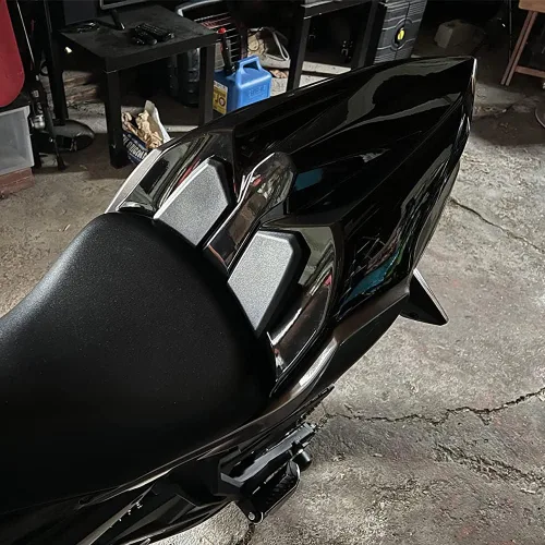 Vista 5 de Cubierta de asiento de pasajero trasero de motocicleta para K.awasaki Ninja650 Ninja 650 Ninja-650 Z650 Z 650 Z 650 Z-650 Z-650 Accesorios 2017 2018