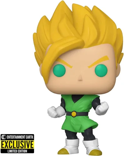 Vista 3 de POP Dragon Ball Z - Figura de vinilo Gohan Super Saiyan Funko exclusiva de Entertainment Earth (paquete con funda protectora de caja compatible)