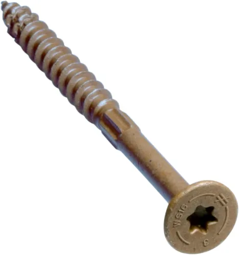 Vista 2 de Simpson Strong-Tie SDWS16300QR50 Tornillo de marco SDWS de accionamiento fuerte — 0.160 pulgadas x 3 pulgadas T25, Quik Guard, Tan (50 unidades)