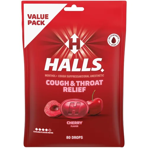 Vista 25 de HALLS Defense - Gotas de vitamina C cítricas surtidas, paquete económico, 80 gotas Gotas para la garganta, paquete económico