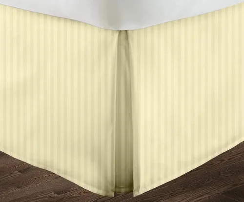 Vista 20 de Falda de cama – Falda de cama plisada 100% algodón egipcio de 800 hilos – Fácil ajuste con falda de cama a medida de 12 pulgadas – Tamaño individual