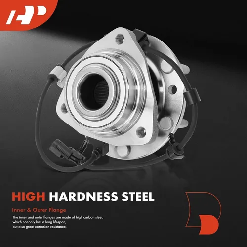 Vista 5 de A-Premium 2 x Rodamientos de Rueda Delantera y Conjunto de Cubo con ABS y 6-Lug Compatible con Chevy GMC Buick - 2002-2009 - SSR, Trailblazer (EXT)