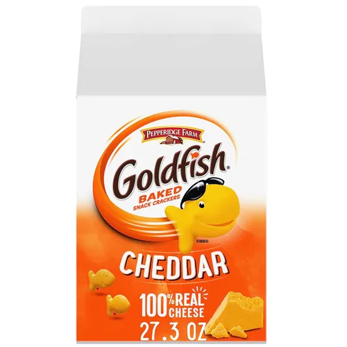 Vista 11 de Goldfish Galletas con Queso Cheddar, Caja de 27.3 Oz