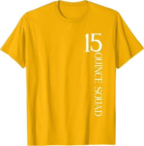 Vista 63 de Quince Squad Quinceanera 15th Birthday - Camiseta de quinceañera para niñas Asphalt Grey