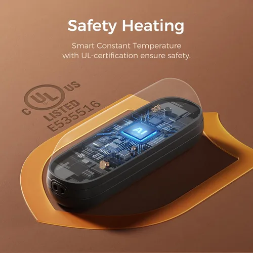 Vista 6 de OCOOPA 2 in 1 Magnetic Rechargeable Hand Warmers, UT2s Mini Electric Handwarmers 2 Pack, Split USB-C, Reusable Portable Pocket Heater, Raynauds