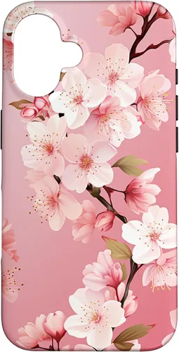 Vista 32 de Japan Pink Flower Sakura Florist Anime Cherry Blossom Case for iPhone 17