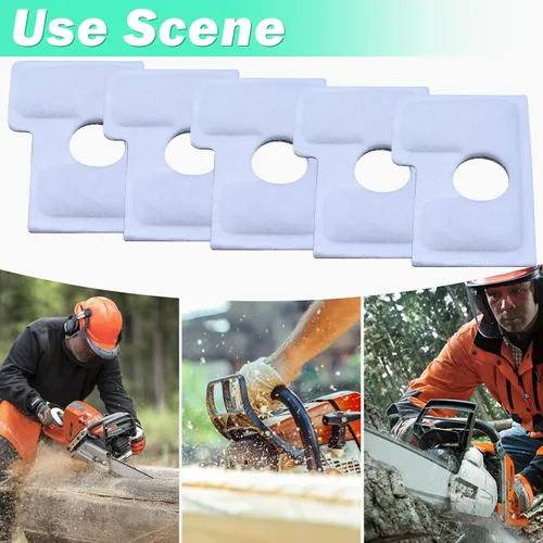 Vista 7 de Paquete de 5 filtros de aire para motosierra Stihl MS180 MS170 018 017 Seires, piezas de repuesto para motosierra ADEFOL, accesorios de filtro