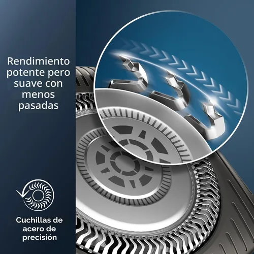 Vista 4 de Philips Norelco Shaver 5400, afeitadora recargable en seco y húmedo con recortadora emergente, S5880/81