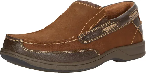 Vista 9 de Florsheim Lakeside Moc Toe Slip On para hombre Marrón Nubuck