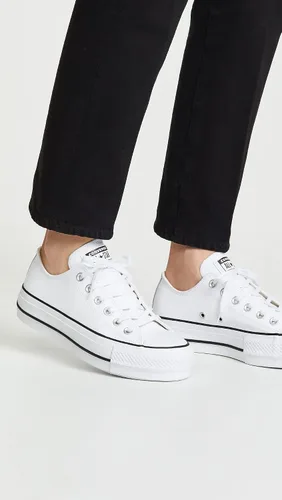 Vista 3 de Converse Chuck Taylor All Star Lift Industrial Glam Ox OroNegro Poliéster Adulto Entrenadores Zapatos