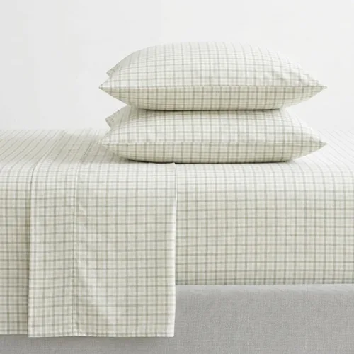 Vista 33 de Nautica - Sábanas, juego de ropa de cama de percal de algodón con funda de almohada a juego, vigorizante y fresco, bolsillo profundo