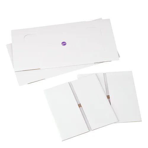 Vista 2 de Wilton Caja de pastel corrugado cuadrado blanco de 12 pulgadas, cajas de panadería de 2