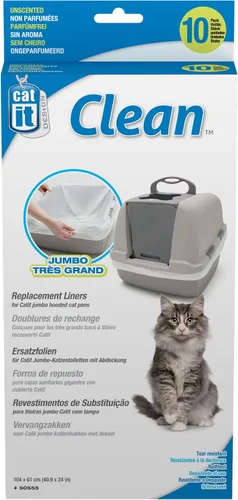 Vista 2 de Catit Forro de repuesto para bandeja de arena Catit Jumbo con capucha para gatos