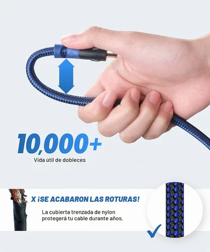 Vista 3 de Ultra Clarity Cables Cable de extensión HDMI 4K de 3 pies macho a hembra - 3 pies
