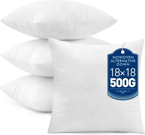 Vista 12 de MIULEE Juego de 2 rellenos de almohada decorativa de 12x20 pulgadas, rellenos de almohada no tejidos con relleno 100% virgen para sofá, sillón