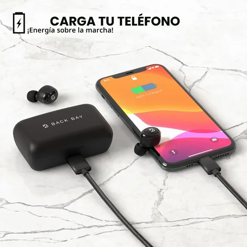 Vista 5 de Back Bay Audio Auriculares Bluetooth inalámbricos a prueba de sudor