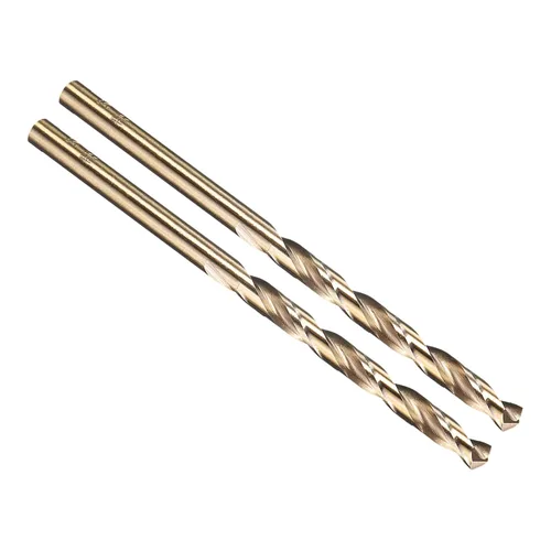 Vista 35 de PATIKIL Broca Jobber de 0.039 in, vástago recto M35 cobalto 5% acero de alta velocidad 135° acabado dorado para metal duro de acero inoxidable - 2