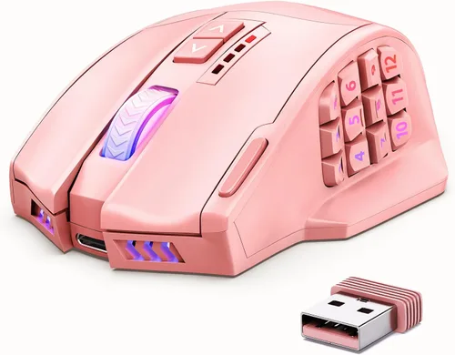 Vista 34 de Mouse de gaming (Venus), Negro