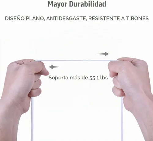 Vista 6 de Cable blindado Cat 7 para conexión de Ethernet (cable de la más alta velocidad), plano, tiene un conector RJ45 a prueba de enganche, para módem