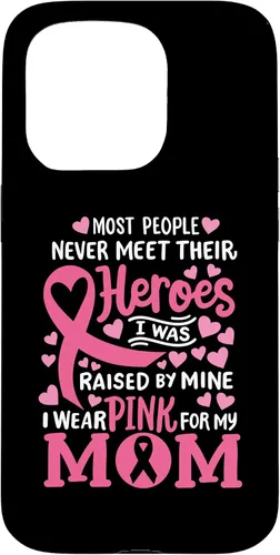Vista 14 de Breast Cancer Awareness Wear Pink for My Mom Support Kids Case for iPhone 17