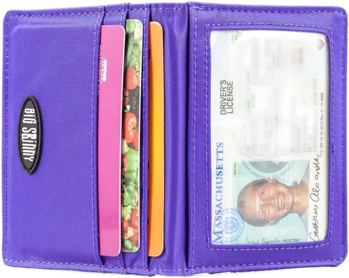 Vista 2 de Big Skinny New Yorker ID Slim Wallet, con capacidad para hasta 24 tarjetas