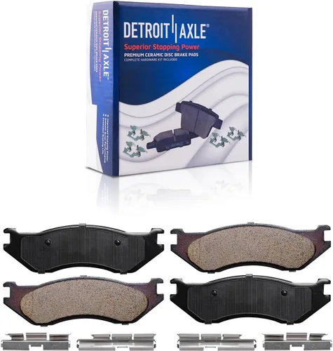 Vista 113 de Detroit Axle - Pastillas de freno para Avalanche Express Suburban Savana Yukon XL 1500 Chevy Tahoe GMC Cadillac Escalade, Pastillas de freno