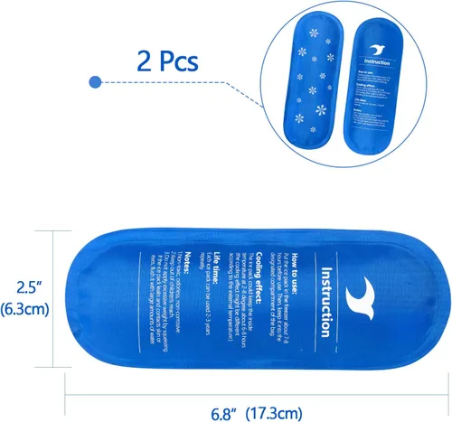 Vista 6 de Yarwo Estuche de viaje enfriador de insulina, funda de viaje para diabéticos de doble capa con 2 paquetes de hielo, organizador de suministros
