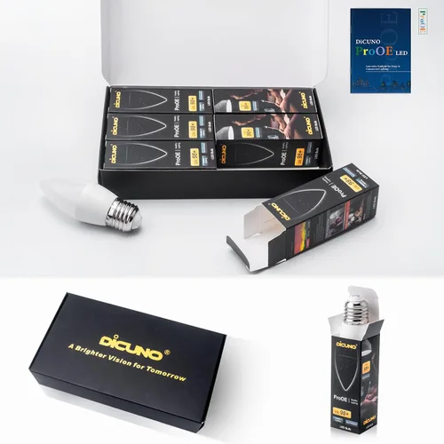 Vista 9 de DiCUNO ProOE - Bombilla LED E26 con protección ocular, alto CRI 98, bombilla E26 de 5 W, blanco cálido 3000 K, reemplazo de luz decorativa