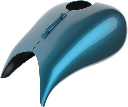 Vista 21 de Cubierta de tanque de combustible estirada para motocicleta Harley, cubiertas de tanque de 1 galón, protectores de combustible. Compatible